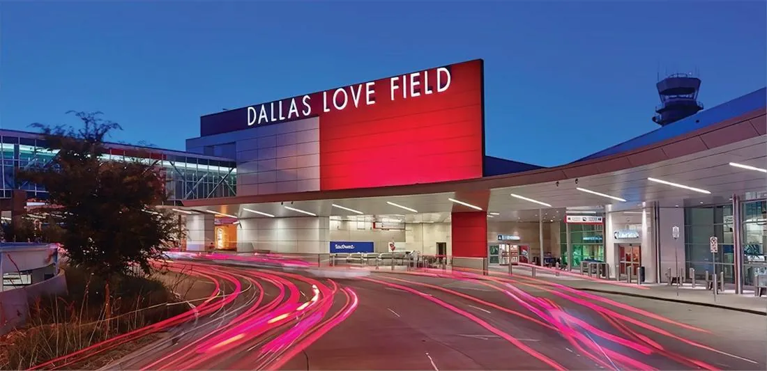 Dallas Love Field airport served by our Dallas airport car service